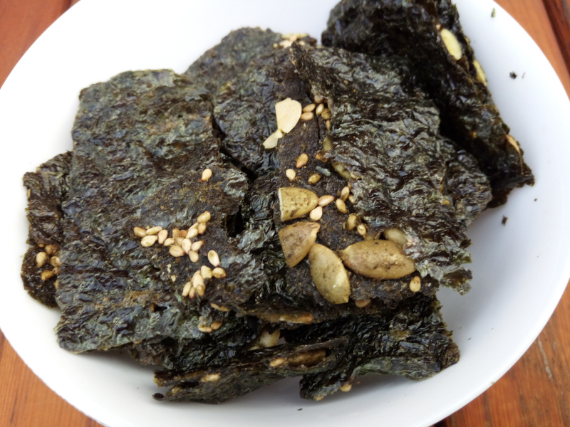 香酥四溢 口感酥脆,喵趣科技夹心海苔试吃
